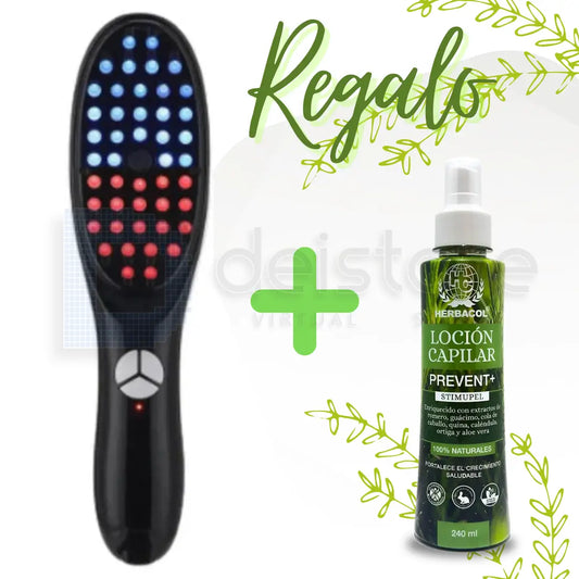 OliBrush Cepillo anticaída 4 en 1